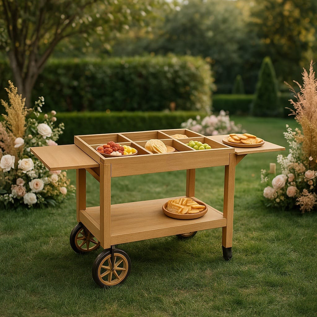 Charcuterie Cart Woodworking Plans – Build & Start Your Profitable Food Cart Business