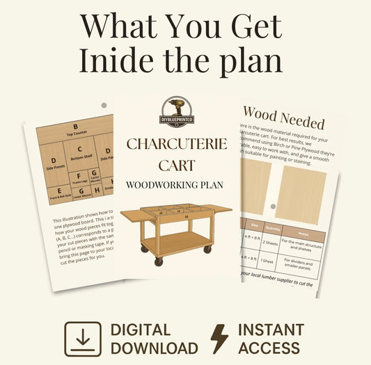 Charcuterie Cart Woodworking Plans – Build & Start Your Profitable Food Cart Business